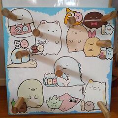 すみっコぐらしの輪投げ 木材使用のハンドメイド