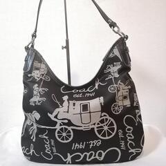 COACH コーチ 馬車柄 ショルダーバッグ 美品