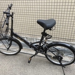 20インチ？折り畳み自転車　ミニベロ