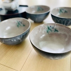 【新品未使用】ご飯茶碗　お椀・小皿・お盆・箸の計20点セットの画像