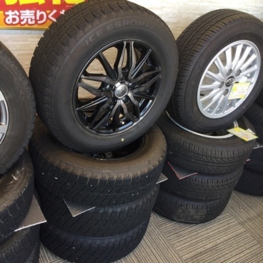 【✨スノータイヤ❗️ノア❗️ヴォクシー❗️エスクァイア❗️✨】diluce 15インチタイヤホイールセット（195/65R15）