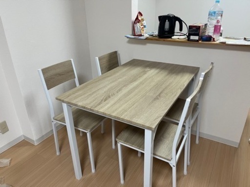 ダイニングテーブル　5点セット