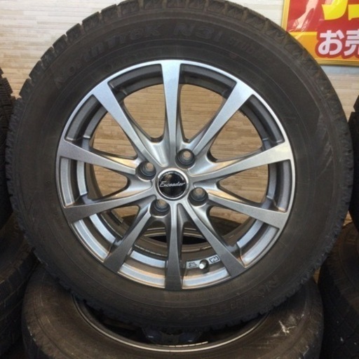 【✨特価❗️スタッドレス❗️コンパクトカー対応❗️フリード❗️ノート❗️100❗️4穴❗️5.5J❗️＋43❗️✨】Exceeder 