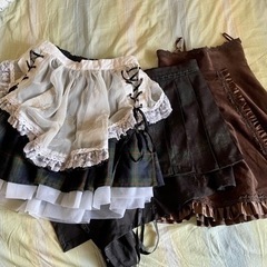 交渉中 ゴスロリ系スカート６点の画像