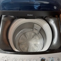 【2021年製】Haier 洗濯機　受取ユーザー指定済みの画像