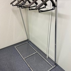 Lettreハンガーラック　シルバー　中古　ジャンク