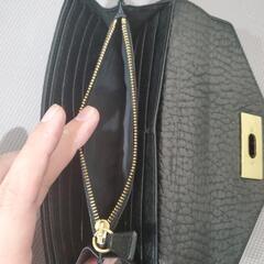 Chloe クロエ ロングウォレット  長財布 ブラック系 ゴールド【中古】【美品】の画像