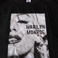 マリリンモンロー半袖Tシャツ 大きいサイズ　ブラックの画像