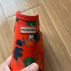 Hunter　子供レインブーツ　サイズ10 ピーターラビットコラボ商品の画像