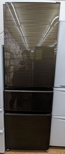 ☆ジモティー割引有☆　MITSUBISHI 3ドア冷蔵庫 MR-CX37G-BR 2022年製