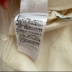 【美品】earth＆music ecology チュールスカート　白の画像