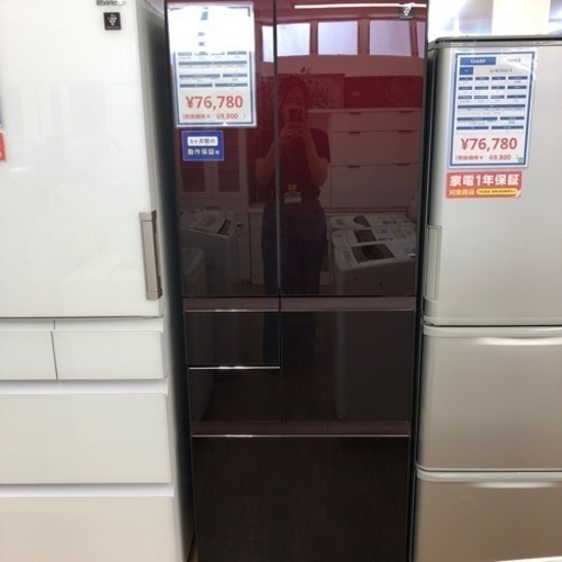安心の6ヶ月保証付き【SHARP】6ドア冷蔵庫お売りします！
