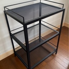 アイアンシェルフ　男前ボタニカルシェルフ　ハンドメイド　花台　什器の画像