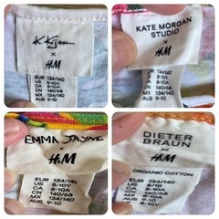 H&M ワンピース 5枚セット 130～140の画像