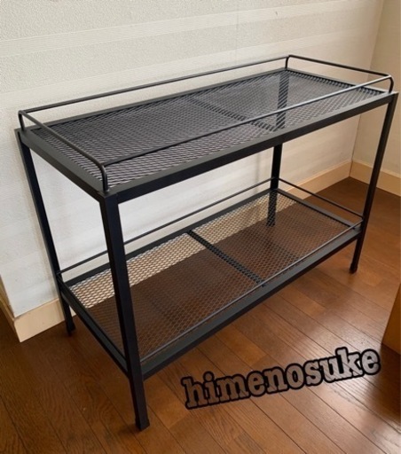 アイアンシェルフ　男前　ボタニカルシェルフ　ハンドメイド　花台　什器　インダストリアル