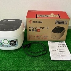 【中古品】アイリスオーヤマIH炊飯器5.5合 RC-IJH50-Wの画像