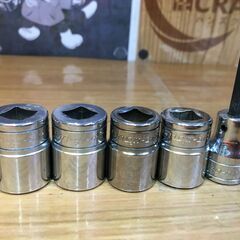 ★値下げ★ スナップオン ソケット 10点セット SW141A/SW454A/SW201/F201/FS201/F181/F191/FA6A 中古品 【ハンズクラフト宜野湾店】の画像