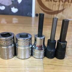 ★値下げ★ スナップオン ソケット 10点セット SW141A/SW454A/SW201/F201/FS201/F181/F191/FA6A 中古品 【ハンズクラフト宜野湾店】の画像