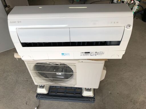 2021年製【美品】MITSUBISHI【MSZ-R2221-W】三菱電機 霧ヶ峰 ハイブリッド運転 フィルターおそうじメカ 空気清浄運転 エアコン 2.2kW おもに6畳用