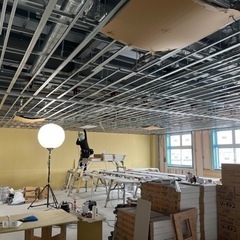 内装仕上げ工　（軽天ボード工事）の画像