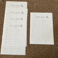 結婚式 ゲストネーム 芳名帳