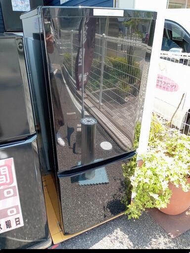 ★【三菱】2ドア冷蔵庫　2014年146L(MR-P15Y-B)【3ヶ月保証付き★送料に設置込み】自社配送時代引き可※現金、クレジット、スマホ決済対応※