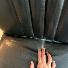 オシャレな一人がけチェアー☆ブラックの画像