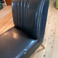 オシャレな一人がけチェアー☆ブラックの画像