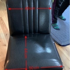 オシャレな一人がけチェアー☆ブラックの画像