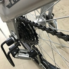取引場所　南観音　N2306-629 サカモトテクノ　20インチ　CARIBOU カリブーライト　6段変速　折りたたみ自転車　中古美品　新品価格　51031円の画像
