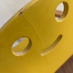 キコリの小イス　黄色の画像