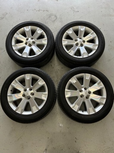 デリカD：5 純正アルミホイール　18インチ　夏タイヤ付き