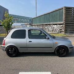 K11マーチ　レア車　5速MT ローダウン　カスタム　走行少！の画像