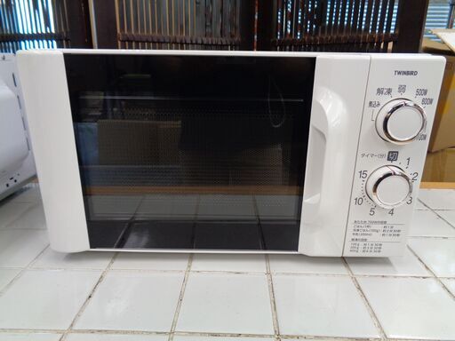 ツインバード　電子レンジ　DR-D419　2017年製　中古　2