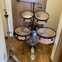 【網走近郊・手渡し】小口径ドラムセット(Pearl Rhythm...