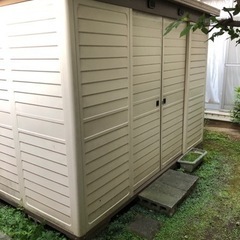大きめスチール物置　受付終了