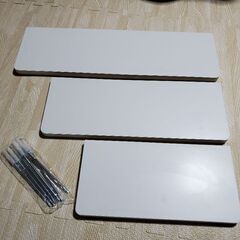 新品未使用品☆ウオールシェルフ 壁掛け棚 3個セット 白