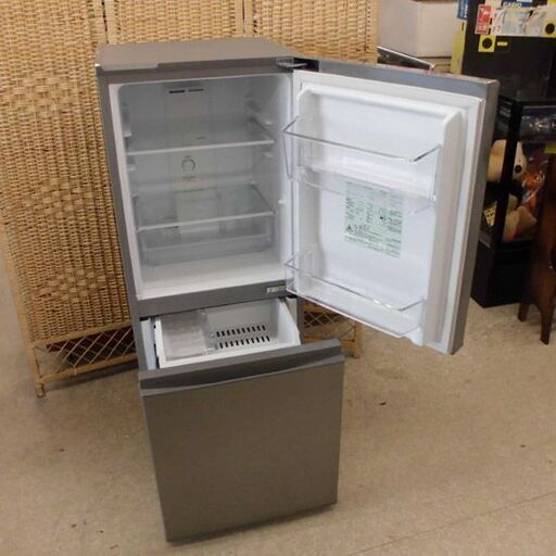 冷蔵庫 126L 2020年製 アクア AQR-13J 2ドア シルバー 札幌 西野店