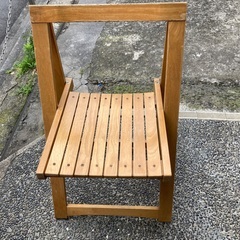 折りたたみ椅子あげます
