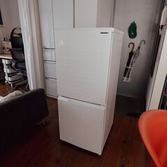 冷蔵庫 | SHARP SJ-D15J-W（153L）【使用期間一年のみ】の画像