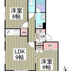 💙🍀最終値引き-2LDK【成田市-京成成田駅】🍀💙契約金10万円...