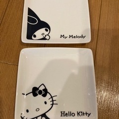 ハローキティ&マイメロディ　小皿セットの画像