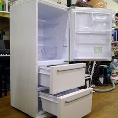 無印 ノンフロン 3ドア冷蔵庫 270L MJ-R27A-2 2018年製 アクア MUJI