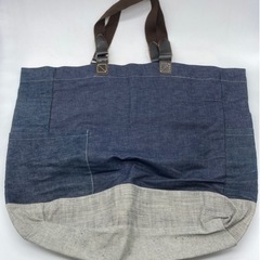 半額セール■未使用■でかトートバッグ■トートバッグ■デニム■Ｌサイズ■の画像