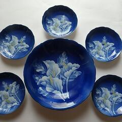【デザート皿セット】水芭蕉