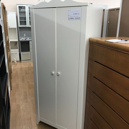 ★ジモティ割あり★  クローゼット ホワイト H170×W75×D51 クリーニング済み KJ2150