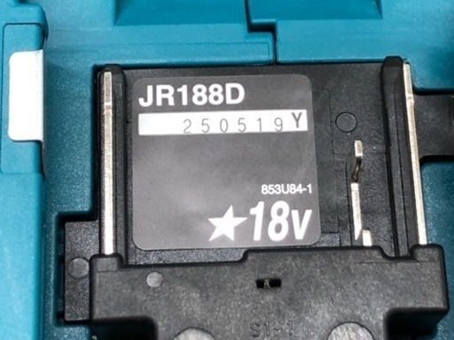 未使用品●makitaコードレスレシプロソーJR188DZK●SC●