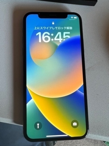 iPhone X SIMフリー　64GB バッテリー100%