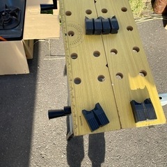 【引き取り先決まりました】折りたたみ可能　作業台の画像