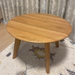 木製リビングテーブル